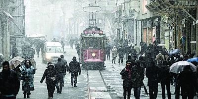 Balkanlardan soğuk  hava kar getiriyor!