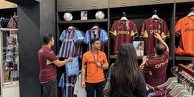 Trabzonspor'da yeni sezon formaları satışa sunuldu