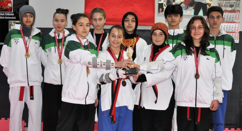 Yeşilayın başarılı sporcu kızlarının hedefi milli formayı giymek