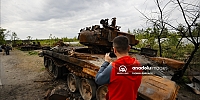 'Kiev savunması'ndaki yoğun çatışmanın yaşandığı bölge, tank mezarlığına döndü                         28-05-2022