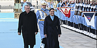  Cumhurbaşkanı Erdoğan, Macaristan Cumhurbaşkanı Novak'ı resmi törenle karşıladı   30,03,2023